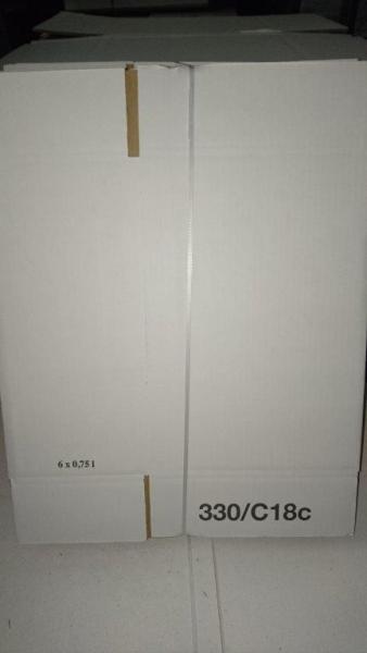 6er 0,75l stehend Weinkarton für Schlegel 330 mm hoch NEUTRAL